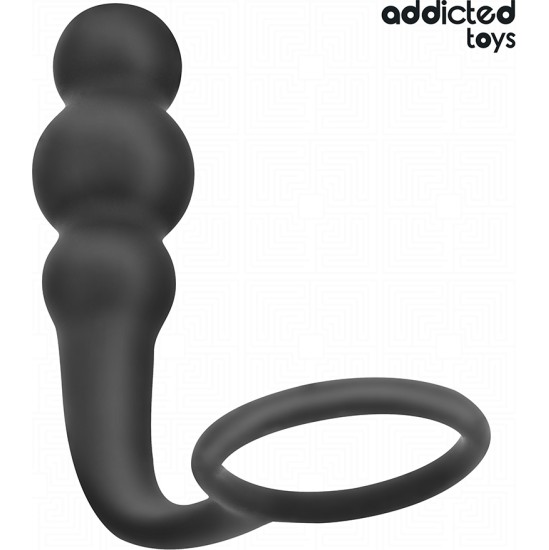 Addicted Toys ANAL PLUG WITH RING SILICONE MODEL 1
