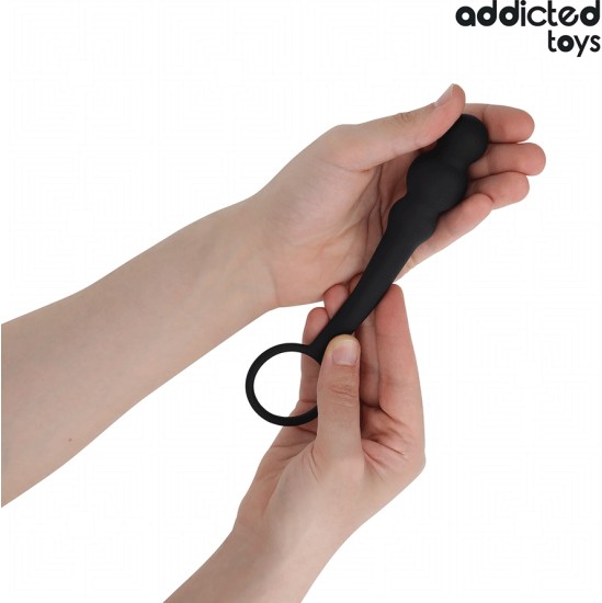 Addicted Toys ANAL PLUG WITH RING SILICONE MODEL 1
