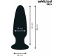 Addicted Toys ANAL PLUG WITH JEWEL SILICONE SIZE S 8.8 CM