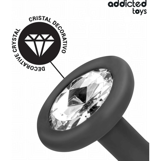 Addicted Toys SET OF 3 ANAL PLUG SILICONE WITH JEWEL