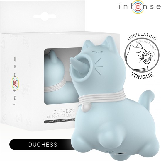 Intense Fun INTENSE - DUCHESS STIMULATOR WITH ROTATING TONGUE 360º BLUE