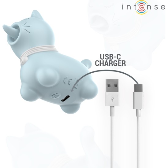 Intense Fun INTENSE - DUCHESS STIMULATOR WITH ROTATING TONGUE 360º BLUE