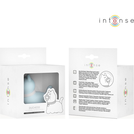Intense Fun INTENSE - DUCHESS STIMULATOR WITH ROTATING TONGUE 360º BLUE