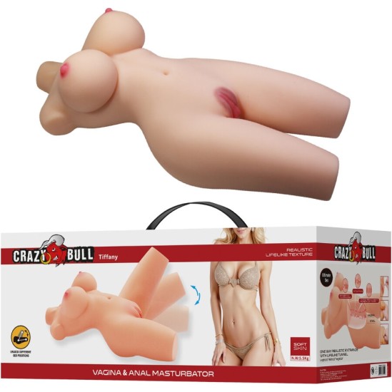 Crazy Bull TIFFANY REALISTIC FEMALE TORSO VAGINA AND ANAL 5.5 KG