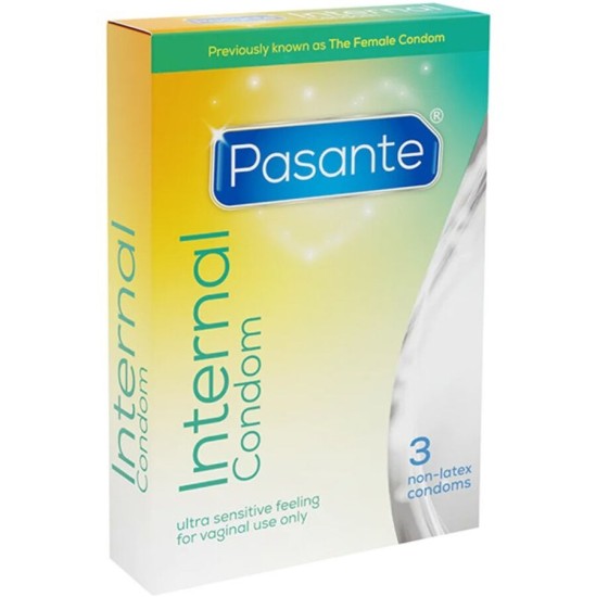 Pasante INTERNAL CONDOM NON-LATEX 3 UNITS