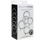 Electrastim ELECTRARINGS METAL PENIS RINGS PACK OF 5