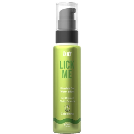 Intt Lubricants INTT - LICK ME CAIPIRINHA EDIBLE GEL SILTUMA EFEKTS