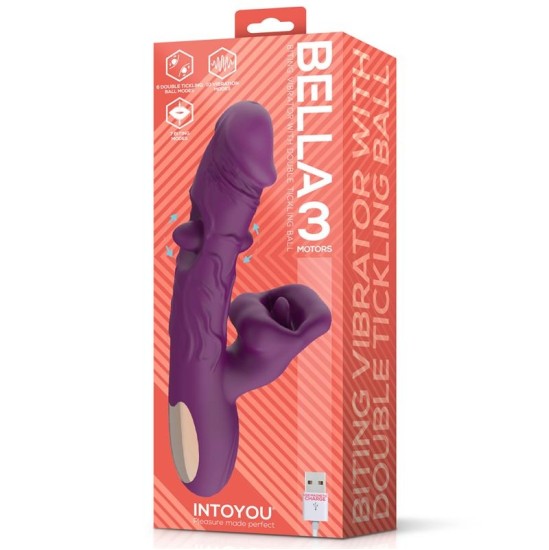 Intoyou Bella Vibe with Double Tickling Ball and Biting 3 Motors