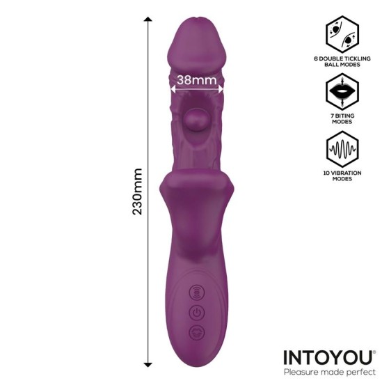 Intoyou Bella Vibe with Double Tickling Ball and Biting 3 Motors