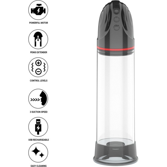 Jamyjob XPAND AUTOMĀTISKAIS SŪKNIS 3 SŪKŠANAS LĪMEŅI PELĒKS