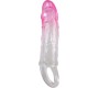 Pretty Love ODES REALISTIC 2 CM ENLARGEMENT SHEATH FOR PENIS PINK