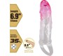 Pretty Love ODES REALISTIC 2 CM ENLARGEMENT SHEATH FOR PENIS PINK