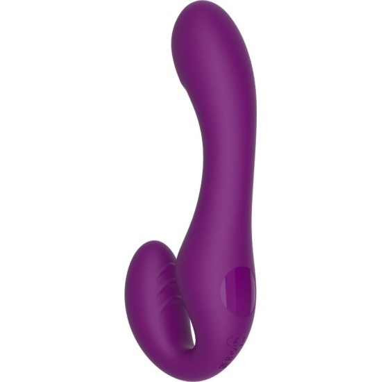 Xocoon 2 IN 1 STRAPLESS STRAP-ON VIBRATOR WITH REMOTE CONTROL PURPLE