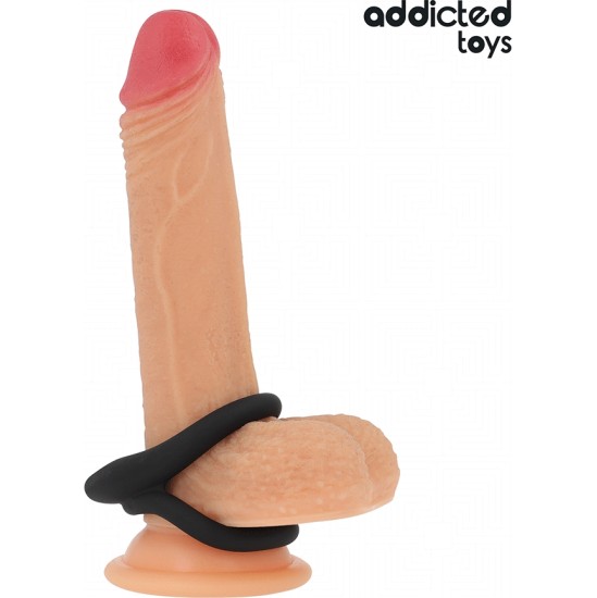 Addicted Toys DOUBLE TEXTURED PENIS RING