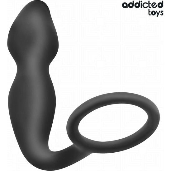 Addicted Toys ANAL PLUG WITH RING SILICONE MODEL 2