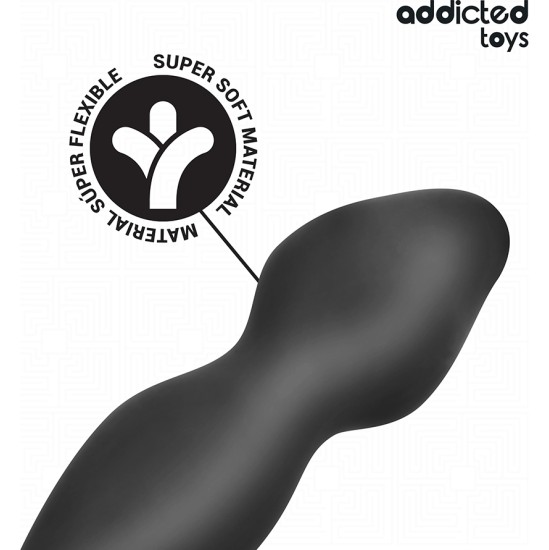 Addicted Toys ANAL PLUG WITH RING SILICONE MODEL 2