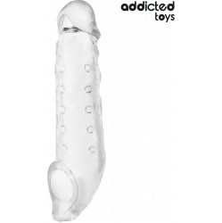 Addicted Toys TRANSPARENT PENIS SHEATH SIZE M 27 CM