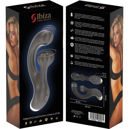 Ibiza Technology IBIZA - VIBRATING & ROTATING STIMULATOR
