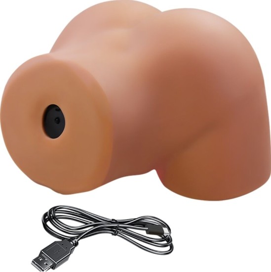 Crazy Bull ILANA REALISTIC FEMALE BUTT VIBRATOR AND SUCKER WITH SOUND 6.8 KG