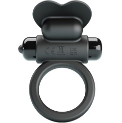 Pretty Love - DEBONAIRE VIBRATING RING RABBIT 10 VIBRATIONS BLACK