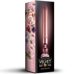 Rocks-Off VIBRATING BULLET TOUCH OF VELVET ROSE BLOOM 10 SPEEDS
