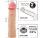 Pretty Love CHELSEA PENIS SLEEVE WITH 7.6 CM EXTENSION FLESH