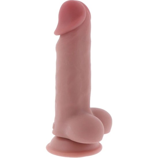 Get Real DELUXE REALISTIC PENIS WITH TESTICLES EXTRA THICK 17 CM