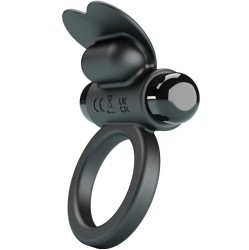 Pretty Love - DEBONAIRE VIBRATING RING RABBIT 10 VIBRATIONS BLACK