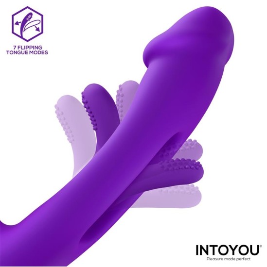 Intoyou Siter 2.0 Flapping Tongue with Hitting Ball Vibrator with Caps