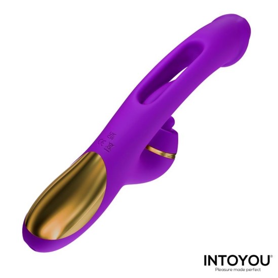 Intoyou Siter 2.0 Flapping Tongue with Hitting Ball Vibrator with Caps