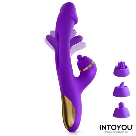 Intoyou Siter 2.0 Flapping Tongue with Hitting Ball Vibrator with Caps