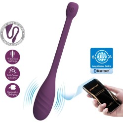 Pretty Love Smart PRETTY LOVE - LEVIATHAN APP CONTROLLED VIBRATOR PURPLE