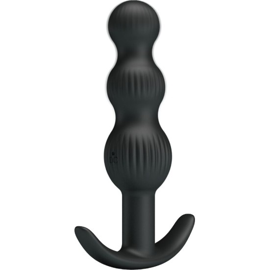 Pretty Love SIDNEY ANAL VIBRATOR 10 VIBRATIONS BLACK