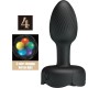Pretty Love OLMAN ANAL PLUG WITH LED LIGHT BLACK 8.8 CM