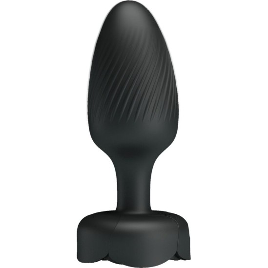 Pretty Love OLMAN ANAL PLUG WITH LED LIGHT BLACK 8.8 CM
