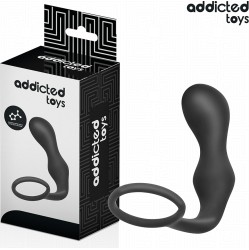 Addicted Toys ANAL PLUG WITH RING SILICONE MODEL 3