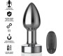 Intense Anal Toys INTENSE - ANAL PLUG 10 VIBRATIONS METAL WITH REMOTE CONTROL S