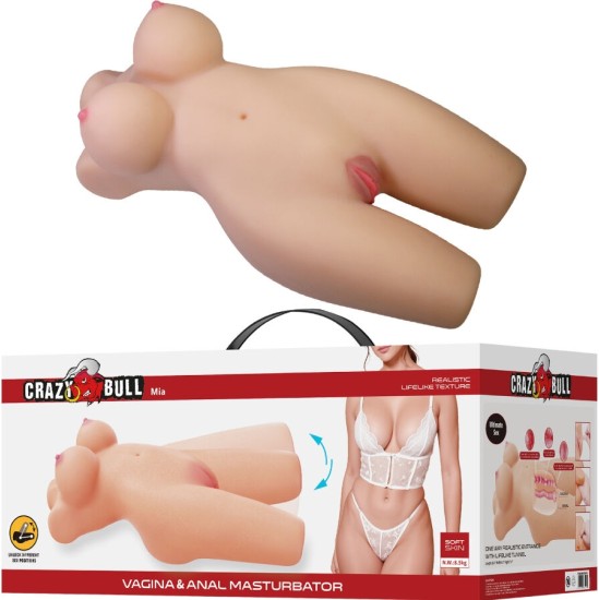 Crazy Bull MIA REALISTIC FEMALE TORSO VAGINA AND ANAL 8.5 KG