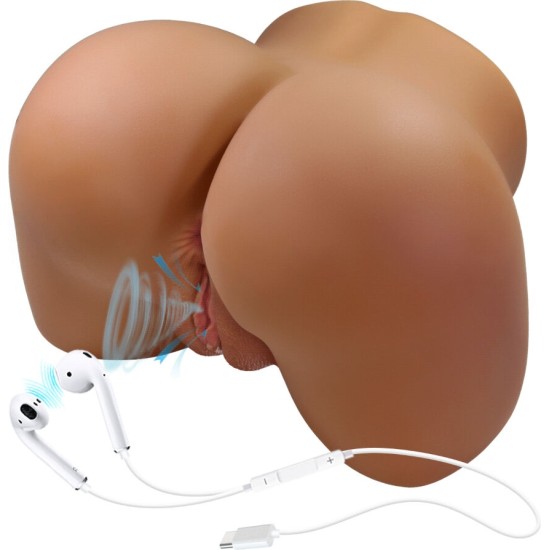 Crazy Bull WENDY REALISTIC FEMALE BUTT VIBRATOR AND SUCKER WITH SOUND 11 KG