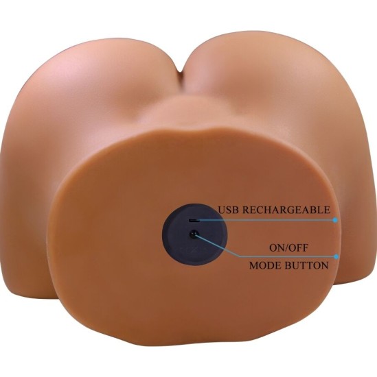 Crazy Bull WENDY REALISTIC FEMALE BUTT VIBRATOR AND SUCKER WITH SOUND 11 KG
