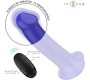 Intense Fun INTENSE - VICTORIA VIBRATOR WITH SUCTION CUP 10 VIBRATIONS DARK BLUE REMOTE CONTROL