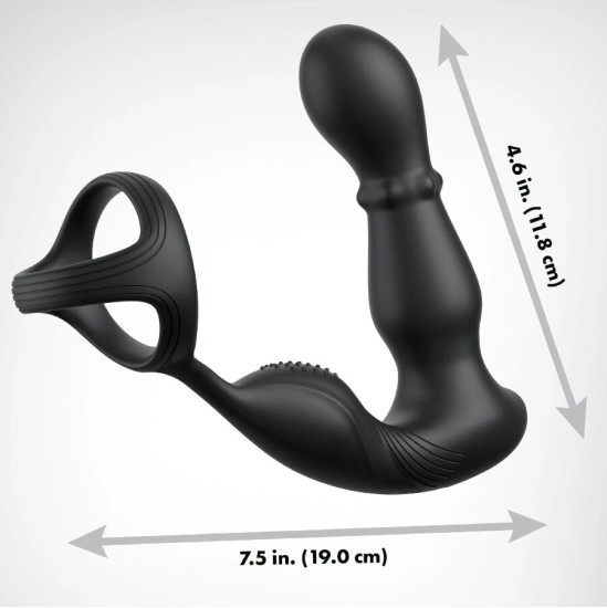 Anal Fantasy Elite Collection VIBRATING ANAL RING AND MASSAGER WITH REMOTE CONTROL