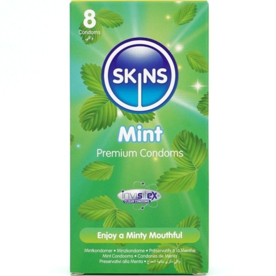 Skins MINT PREMIUM CONDOMS PACK 8