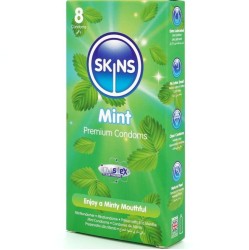 Skins MINT PREMIUM CONDOMS PACK 8