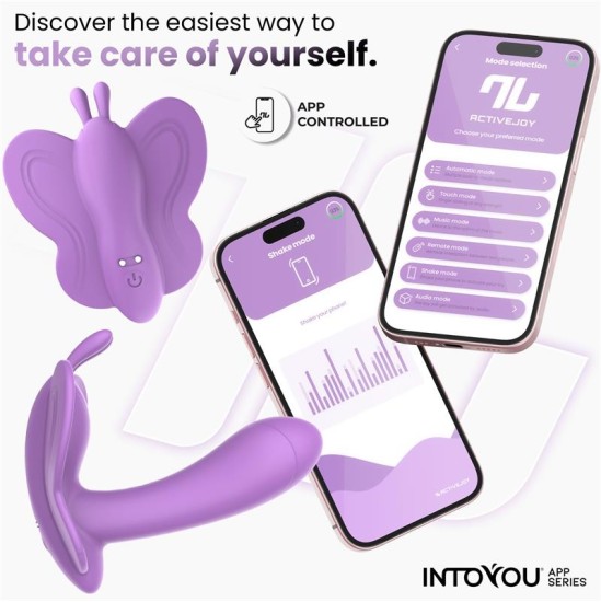 Intoyou App Series Wingy Butterfly Vibrator with App Lavender