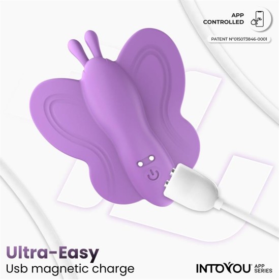 Intoyou App Series Wingy Butterfly Vibrator with App Lavender