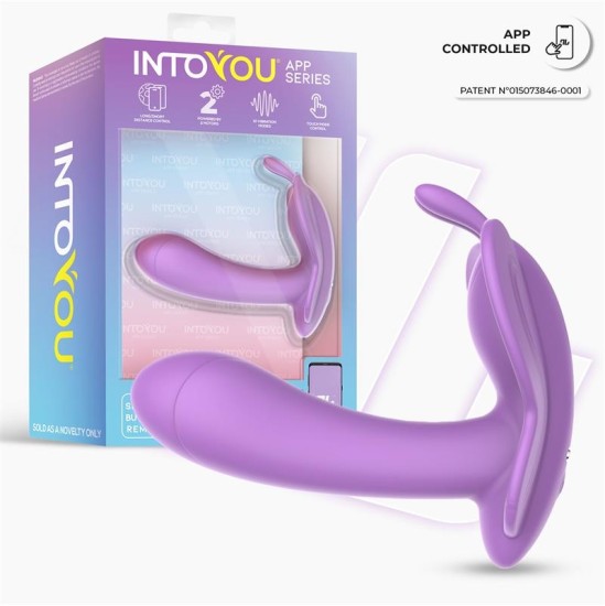 Intoyou App Series Wingy Butterfly Vibrator with App Lavender