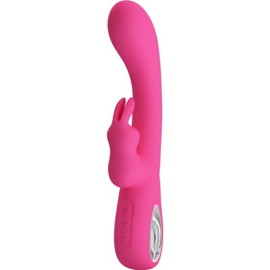 Pretty Love Flirtation PRETTY LOVE - NOVAK RABBIT VIBRATOR 12 VIBRATIONS PINK