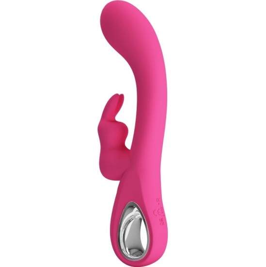 Pretty Love Flirtation PRETTY LOVE - NOVAK RABBIT VIBRATOR 12 VIBRATIONS PINK