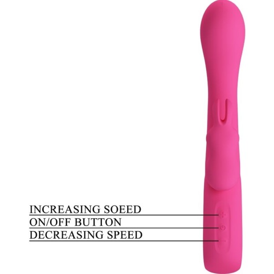 Pretty Love Flirtation PRETTY LOVE - NOVAK RABBIT VIBRATOR 12 VIBRATIONS PINK